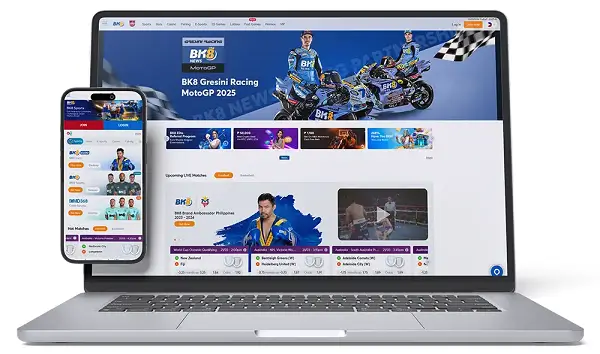 BK8 Laptop and Mobile Mockup